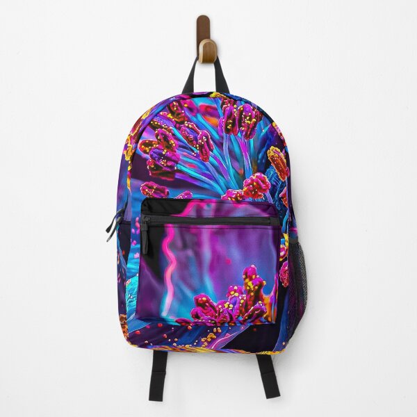 Item preview, Vibrant Neon Macro Botanical Art designed and sold by Apex_Visuals.