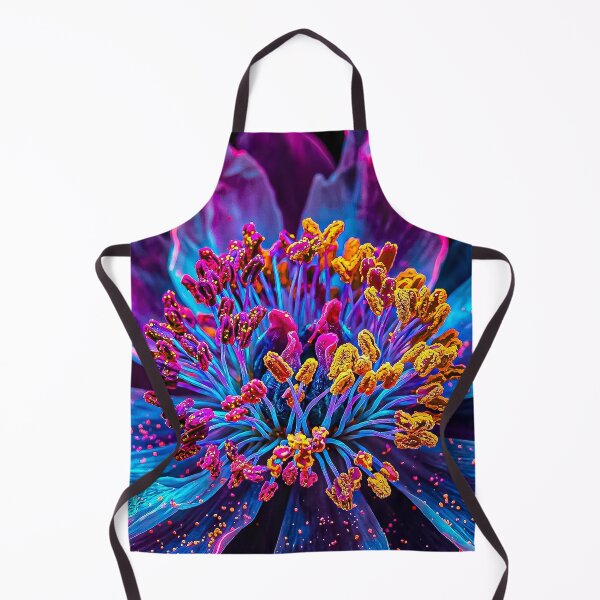 Item preview, Vibrant Neon Macro Botanical Art designed and sold by Apex_Visuals.