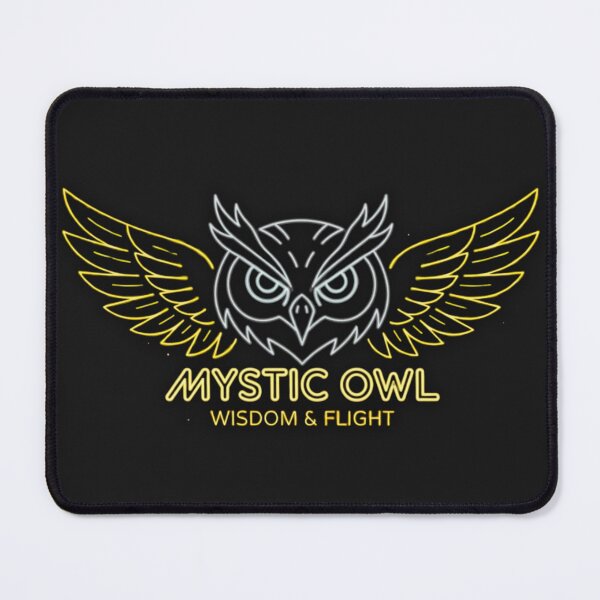 Item preview, Mystic Owl Wisdom and Flight Neon Art designed and sold by alalame.