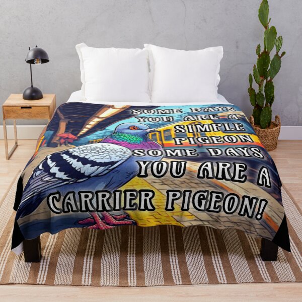 Item preview, Funny quotes about pigeons and trains station. designed and sold by Giulivo Store Graphic.