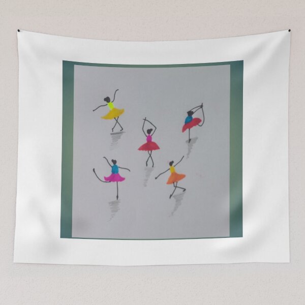 Item preview, Dancing girl design  designed and sold by Pujakumari1176.