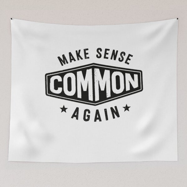 Item preview, Make Sense Common Again Logic Wisdom Critical Thinker designed and sold by RetroMini2026.