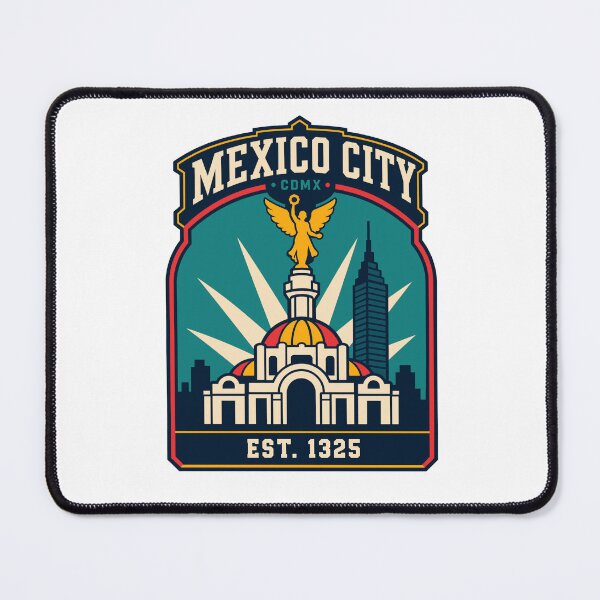 Item preview, Mexico City CDMX Retro Travel Badge | Bella's Artes & Angel designed and sold by Lyfeinsights.