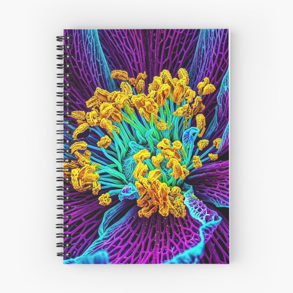 Item preview, Vibrant Neon Macro Botanical Art designed and sold by Apex_Visuals.