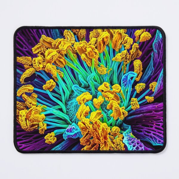 Item preview, Vibrant Neon Macro Botanical Art designed and sold by Apex_Visuals.