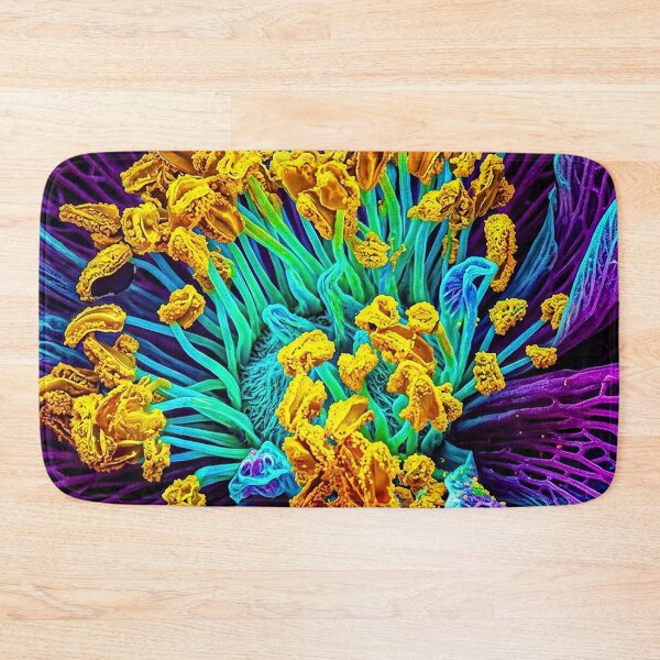 Item preview, Vibrant Neon Macro Botanical Art designed and sold by Apex_Visuals.