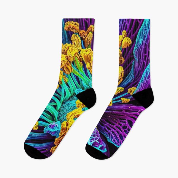 Item preview, Vibrant Neon Macro Botanical Art designed and sold by Apex_Visuals.