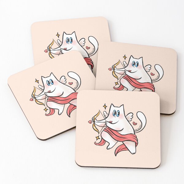 Item preview, Vday Cupid Cat designed and sold by TheVixCats.