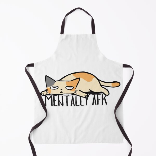 Item preview, Mentally AFK – Tired Calico Cat | Funny Introvert Cat Meme designed and sold by KomixsDesign.