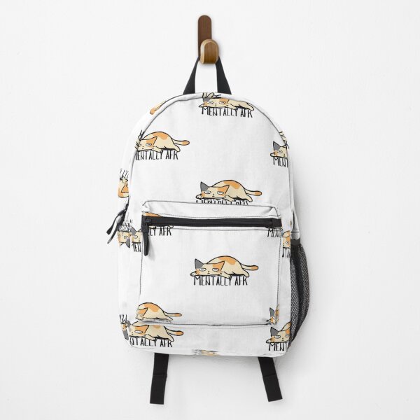 Item preview, Mentally AFK – Tired Calico Cat | Funny Introvert Cat Meme designed and sold by KomixsDesign.