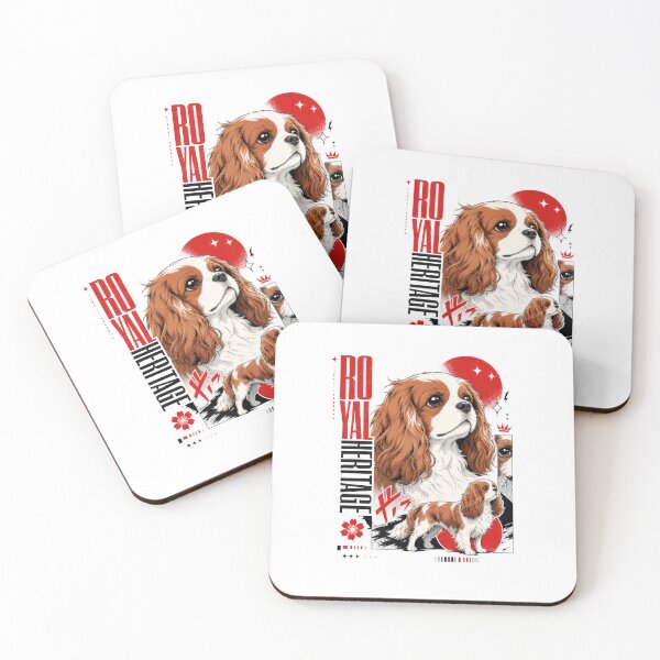 Item preview, Cavalier King Charles Spaniel Japanese Streetwear designed and sold by AntiqueImages.