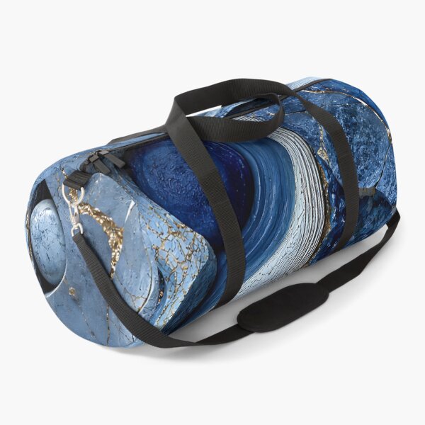 Item preview, Blue Marble Geode Abstract Fluid Art designed and sold by Aureva Arts Shop.