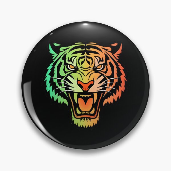 Item preview, Vibrant Streetwear Roaring Tiger Head Graphic designed and sold by 77Clover.