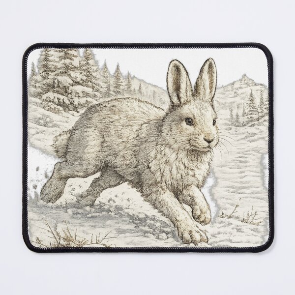 Item preview, Snowshoe Hare Winter Escape designed and sold by KrungiT Design .