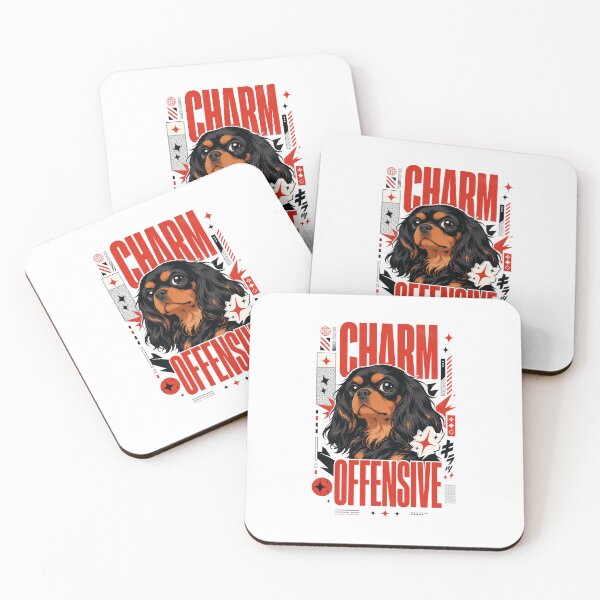 Item preview, Cavalier King Charles Spaniel Charm Offensive designed and sold by AntiqueImages.