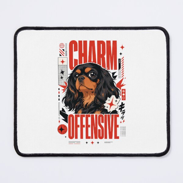 Item preview, Cavalier King Charles Spaniel Charm Offensive designed and sold by AntiqueImages.