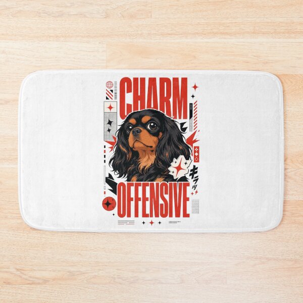 Item preview, Cavalier King Charles Spaniel Charm Offensive designed and sold by AntiqueImages.
