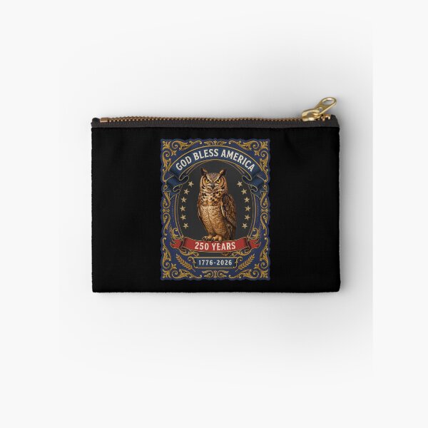 Item preview, God Bless America Owl Cross 250 Years 1776-2026 Patriotic Semiquincentennial V4 designed and sold by DarylWelsh2024.