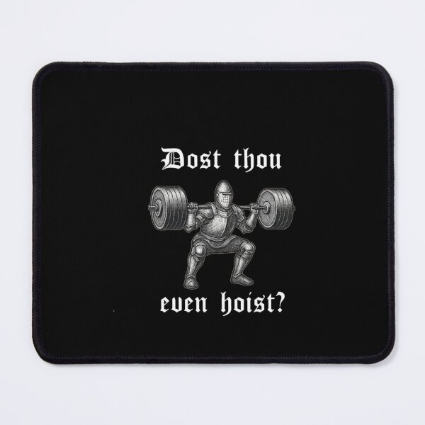 Item preview, Dost Thou Even Hoist? Knight Weightlifter Workout Gym designed and sold by Gbriel3.