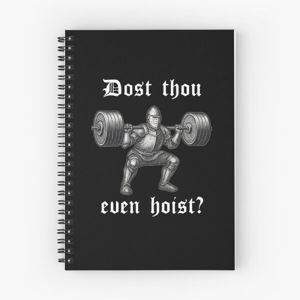 Item preview, Dost Thou Even Hoist? Knight Weightlifter Workout Gym designed and sold by Gbriel3.