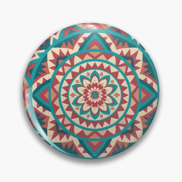 Item preview, Modern Southwest Mandala designed and sold by Dancingrabbit Studio.