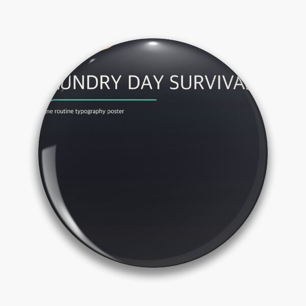 Item preview, Laundry Day Survival Minimal Typography Quote designed and sold by radou88.
