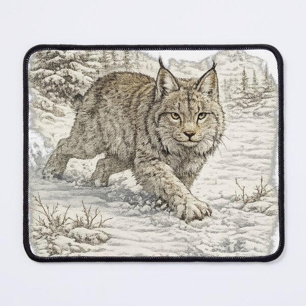 Item preview, Canada Lynx Snow Stalker designed and sold by KrungiT Design .