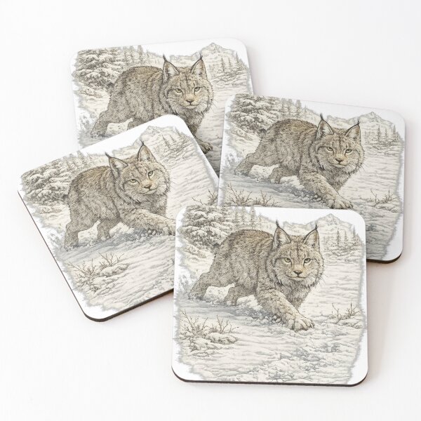 Item preview, Canada Lynx Snow Stalker designed and sold by KrungiT Design .