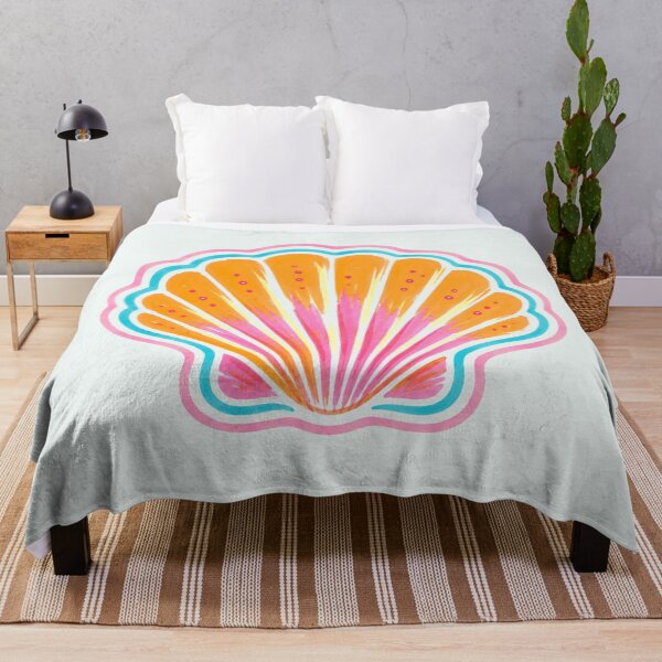 Item preview, Colorful Scallop Shell Illustration | Tropical Coastal Art | Vibrant Beach Seashell Design designed and sold by vitag.