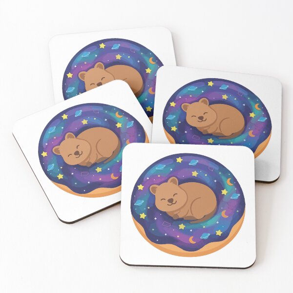 Item preview, Cosmic Galaxy Donut Happy Quokka Starry Pastry designed and sold by Arc2020.