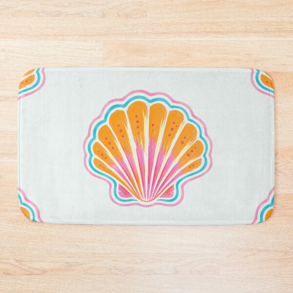 Item preview, Colorful Scallop Shell Illustration | Tropical Coastal Art | Vibrant Beach Seashell Design designed and sold by vitag.