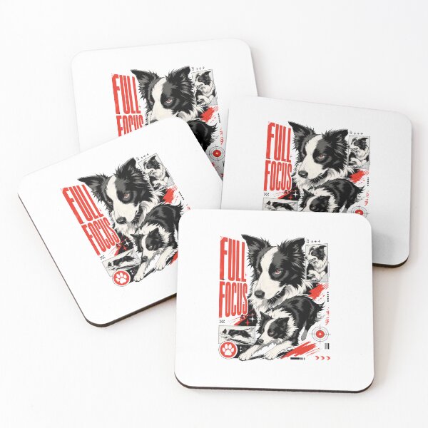 Item preview, Full Focus Border Collie Japanese Harajuku Style designed and sold by AntiqueImages.