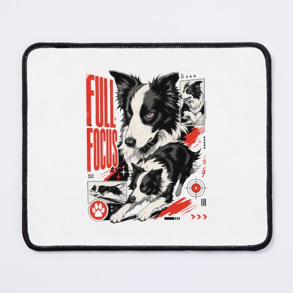 Item preview, Full Focus Border Collie Japanese Harajuku Style designed and sold by AntiqueImages.