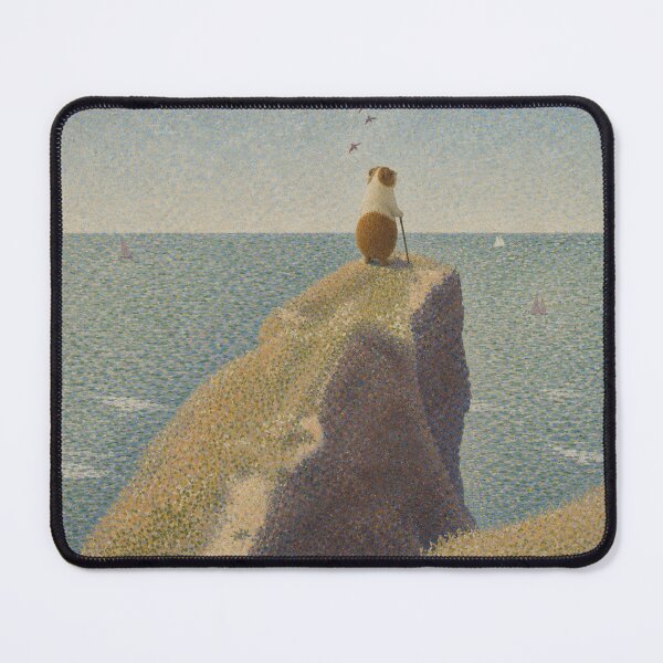Item preview, Le Bec du Hoc, Grandcamp (After Seurat) designed and sold by gandolfwizard.
