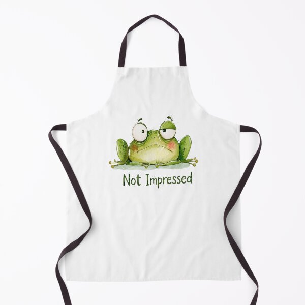 Item preview, Not Impressed Sarcastic Frog Funny Inappropriate Animal Humor designed and sold by VikArt7.
