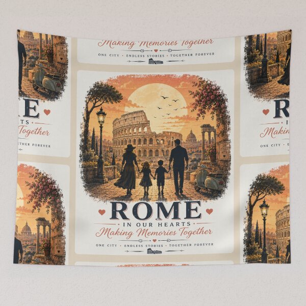 Item preview, Rome Family Memories Together In Our Hearts designed and sold by BagFactoryUK.