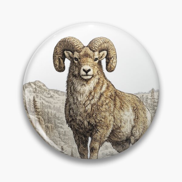 Item preview, Bighorn Sheep Mountain King designed and sold by KrungiT Design .