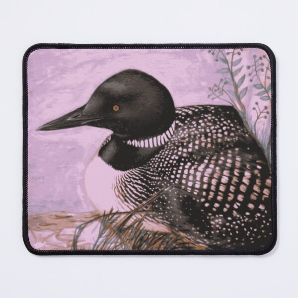 Item preview, Common Loon Lake Painting designed and sold by VividVortey.