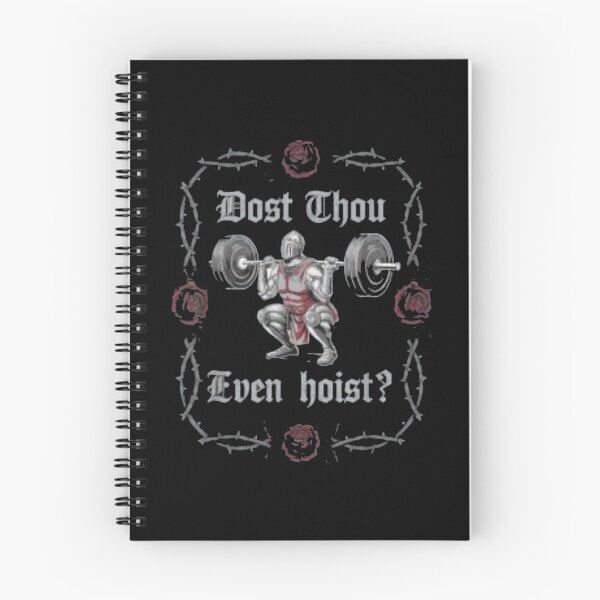 Item preview, Dost Thou Even Hoist? Knight Weightlifter Workout Gym designed and sold by Gbriel3.