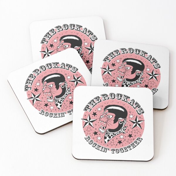 Item preview, The Rockats Rockin Together Vintage Tattoo Style Panther designed and sold by Carbunclesy.