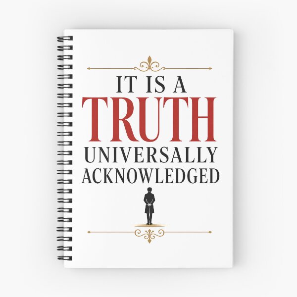 Item preview, It Is A Truth Universally Acknowledged Pride and Prejudice Quote designed and sold by Fenay Designs.