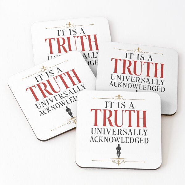 Item preview, It Is A Truth Universally Acknowledged Pride and Prejudice Quote designed and sold by Fenay Designs.