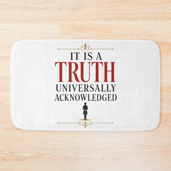 Item preview, It Is A Truth Universally Acknowledged Pride and Prejudice Quote designed and sold by Fenay Designs.