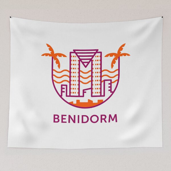 Item preview, Benidorm Spain Travel City Vacation Tourist Souvenir designed and sold by Simsimah26Parks.