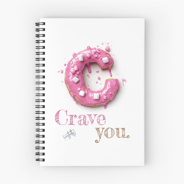 Item preview, Donut Alphabet Letter C - Crave You - Funny Food Typography designed and sold by sabantha.