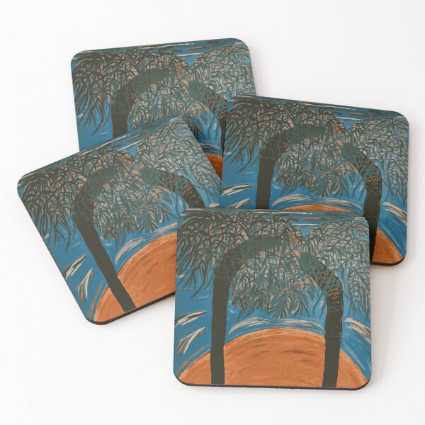 Item preview, Expressionist Palm Trees Sunset designed and sold by StudioPulser.