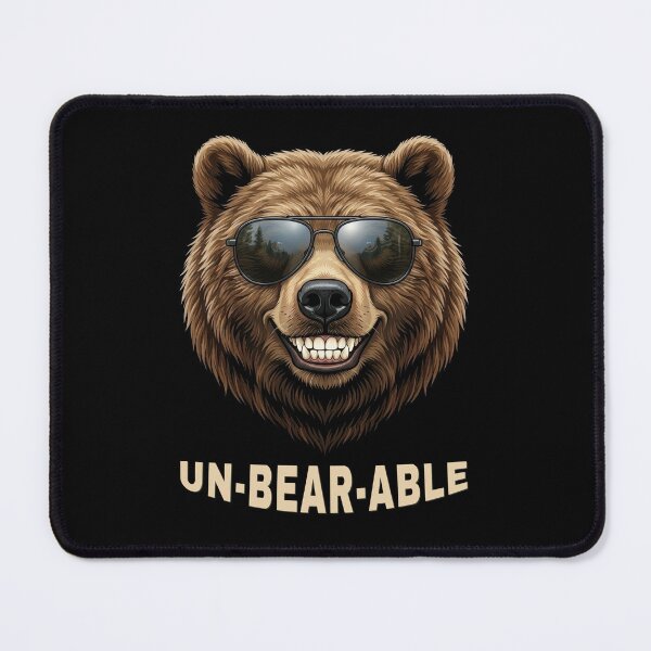 Item preview,  Unbearable Funny Bear Sunglasses Pun Retro Graphic designed and sold by DigitalArtx-com.