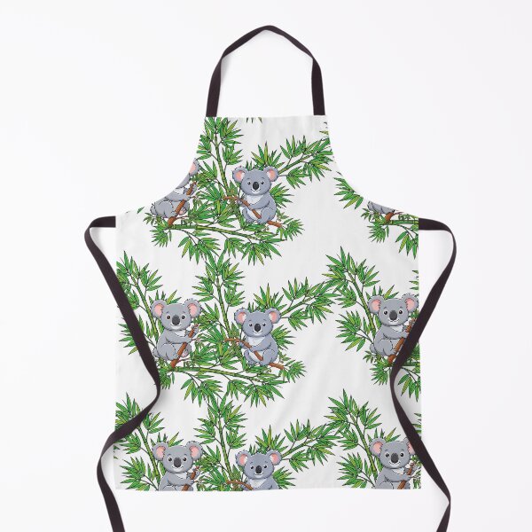 Item preview, Pattern with cute koalas in a bamboo forest designed and sold by AlicinaM.