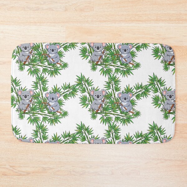 Item preview, Pattern with cute koalas in a bamboo forest designed and sold by AlicinaM.