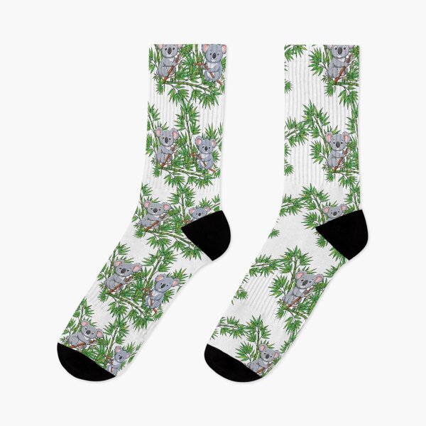 Item preview, Pattern with cute koalas in a bamboo forest designed and sold by AlicinaM.